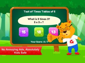 Multiplication Tables : Maths Games for Kids截图1