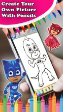 PJ Mask Fast Coloring Book截图2