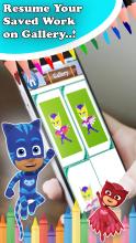 PJ Mask Fast Coloring Book截图3