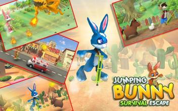 Jumping Bunny Survival Escape: Bunny Rabbit Games截图1