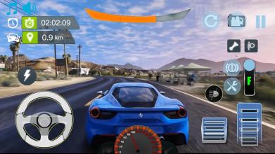 Real City Ferrari Driving Simulator 2019截图2