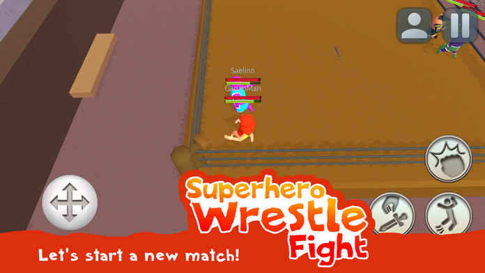 Superhero Wrestle Fight Pro截图1