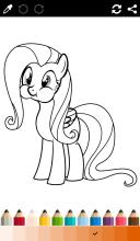 Little Pony Coloring Game Kids截图3