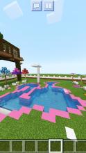 New Pink Mansion for Girls. Free MCPE map 2019截图5