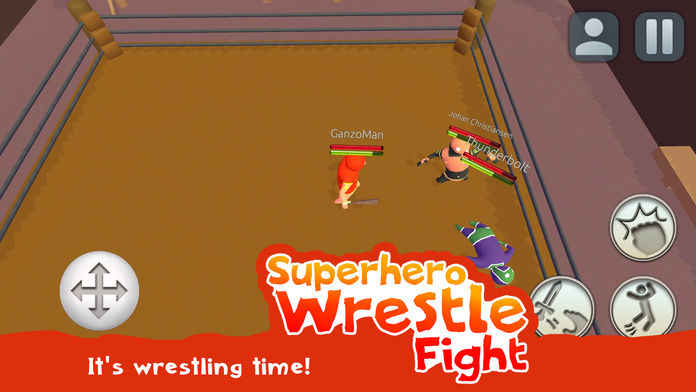 Superhero Wrestle Fight Pro截图2