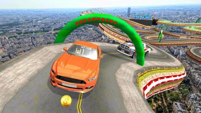 Impossible Ramp Stunt Car Driving And Academy截图3