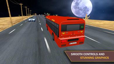 Racing In Bus : School Bus Highway Simulator截图1