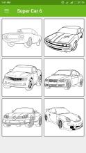 Super Cars Coloring Book截图1