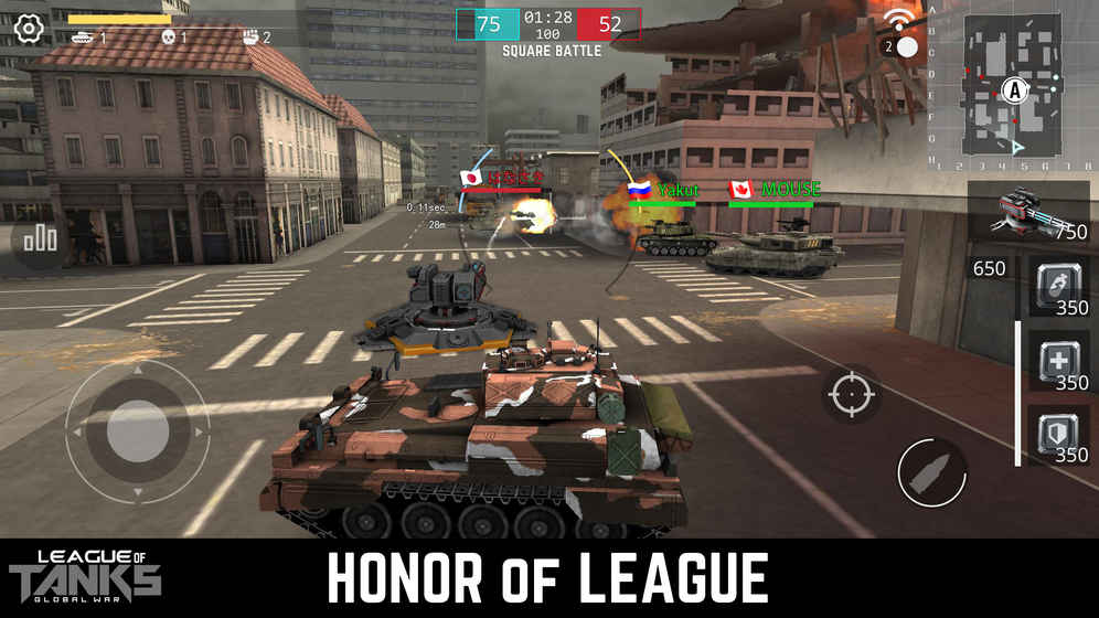 League of Tanks Global War坦克联盟截图4