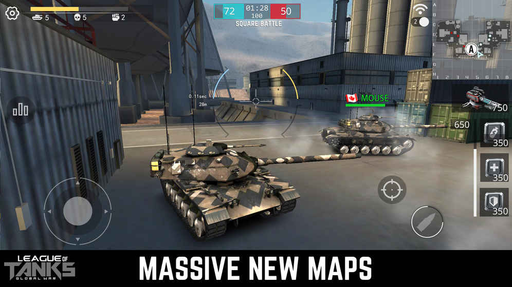 League of Tanks Global War坦克联盟截图5