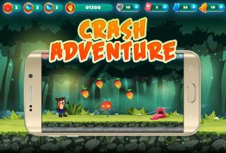 Super Crash Adventure bandicoot Run Jungle截图2