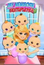 Sextuplets Newborn Baby Birth - Pregnancy Games截图3