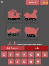 Which country is bigger? - Size Quiz截图3