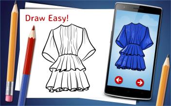How to Draw Dresses Step by Step Drawing App截图2