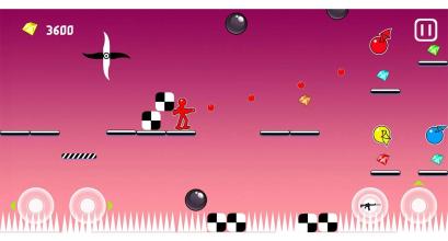 Stickman red Fighter : adventure balls colors截图2