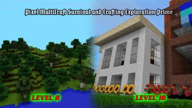 Pixel MultiCraft : Survival & Crafting Exploration截图3