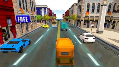 Extreme Tuk Tuk Highway Traffic Racer 2018截图3