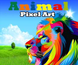 Lion Color By Number: Animals Pixel Art截图2