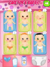 Sextuplets Newborn Baby Birth - Pregnancy Games截图2