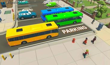 Passenger Bus City Coach Parking Simulator截图2