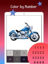 Motorcycles coloring book : Motorbike color page截图2