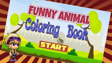 Funny Animal Coloring Book截图4