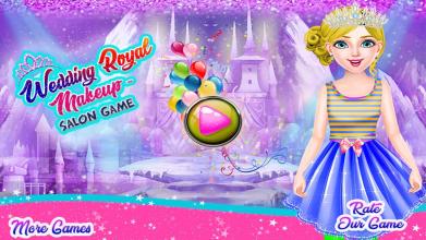 Wedding royal makeup - salon game截图5