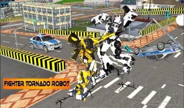 Giant Tornado Robot:Futuristic Robot Superhero War截图1