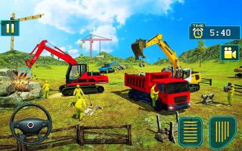 Heavy Excavator Crane: Stone Cutter 2019截图2