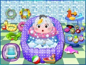 Happy Baby Bathing Game截图1