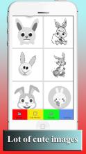 Cute Bunny coloring By Number: Pixel Art截图5