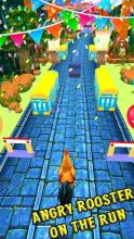 Angry Rooster Run - Animal Escape Subway Run截图1