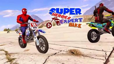 World Superheroes Bike Stunt Racing Rider 2019截图2