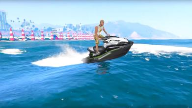 Ultimate Flying Jet Ski Stunts Racing Games截图2