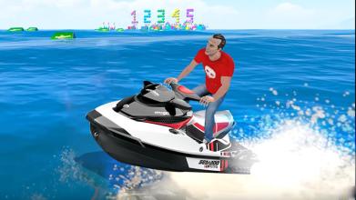 Ultimate Flying Jet Ski Stunts Racing Games截图1