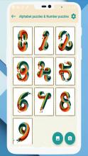 Alphabet puzzles and Number puzzles截图2