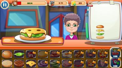 Cooking burger restaurant kitchen fast截图3