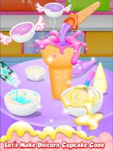 Unicorn Cupcake Cone - Trendy Rainbow Food截图3