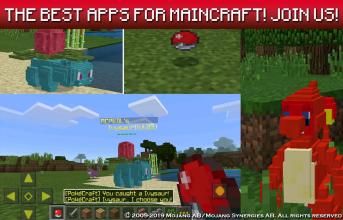 Addon PokeCraft Pack 2019 for MCPE截图2