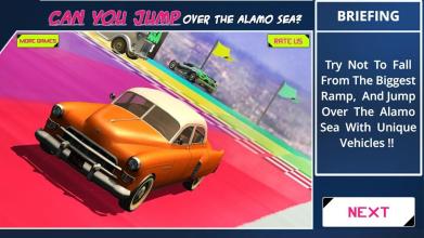 Can you car jump over the ALAMO SEA?截图1