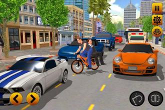 BMX Bicycle Taxi Driver 2019: Cab Sim截图3