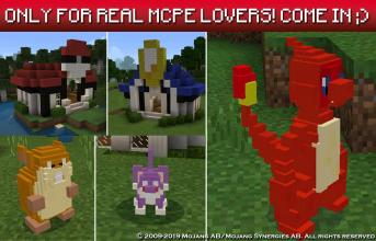 Addon PokeCraft Pack 2019 for MCPE截图3