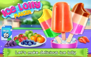 Ice Lolly Maker - Yummy Ice Pop Food Games截图2