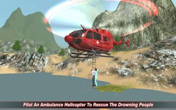 Ambulance Helicopter Game截图2