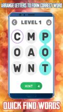 Quick Find Words - Arrange Letters to Form Words截图2