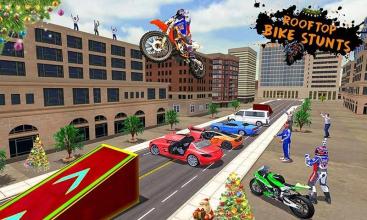 Bike Stunt: Extreme Roof Drive截图1