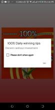 100%Daily winning tips截图1