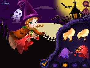 Elsas And Annan Halloween - dress up games截图2