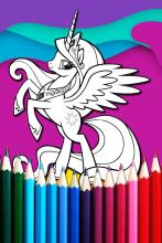 My little Coloring Pony pages截图2