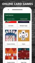 Offline Card Games - Solitaire | Gin Rummy | Poker截图1